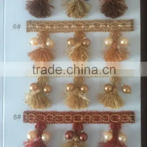 [YZLACE] Tassels Lace Curtains Wholesale 10070 thumbnail-2
