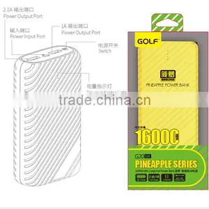 GOLF Original Full Capacity 16000mAh Power Bankcharging for Two Device thumbnail-5