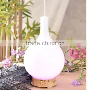 Natural Wood+glass Electric Aroma Diffuser Mini Ultrasonic Aroma Diffuser thumbnail-4