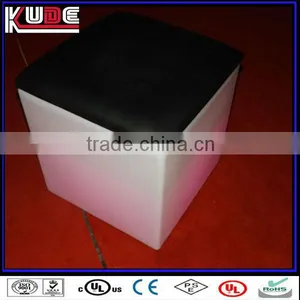 LED Luminous Bar Furniture Notch Cube LED Bar Stool thumbnail-1