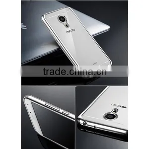 C&T Soft Flexible Ultra Thin Gel TPU Transparent Back Plating Bumper Case Cover for Meizu Pro 5 thumbnail-6