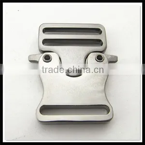 1.5 Inch Silver Colour Leather Belt Buckle thumbnail-1
