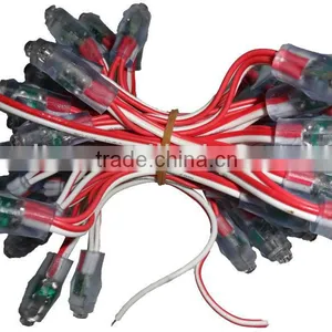 RED Color Led 12mm Node,through-hole Type,injection Made,IP65 Rated;DC5V Input;0.1W;50pcs a String thumbnail-1