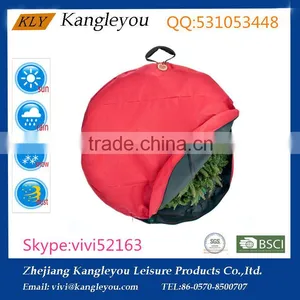 China New Product Big Round Christmas Tree Storage Bags thumbnail-2