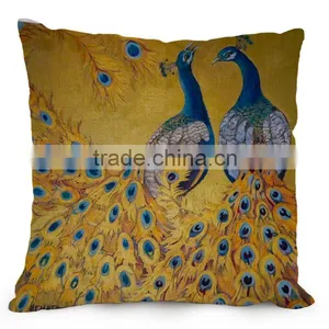 Peacock Cushion Covers Ethical Style Pillows Cases 6Styles Rectangle Sitting Room Besroom Decoration Sofa Pillowcase Gift thumbnail-5