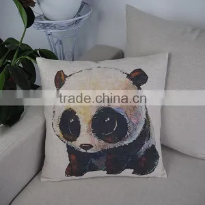 China Custom Cushion Pillow Manufacturer Square Panda 18inch Pillows Covers thumbnail-5