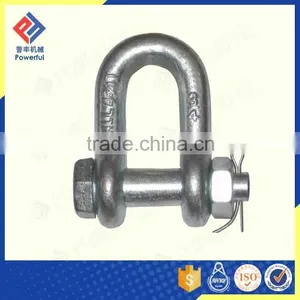 U.S. D TYPE DROP FORGED BOLT STAINLESS STEEL SHACKLE thumbnail-1