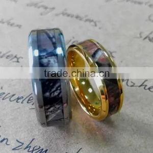 Fashion Jewlery 2015 Canada Camo Inlay Titanium Rings ,Titanium Engagement Ring For Girls thumbnail-1