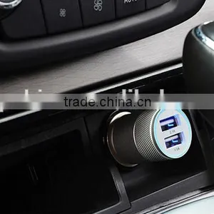 China Manufacture 3.1A Dual USB Car Charger With Bullet Shape Usb Cigarette Car Charger, Car Usb Charger thumbnail-3