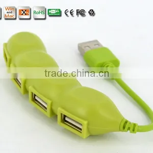 China Personal Design Slim Funny Mini 4 Port Usb 2.0 Hub From Usb Hub Suppliers thumbnail-2