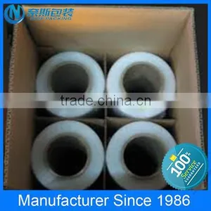 ROHS Ceritification Virgin Grade LLDPE Material Stretch Film Jumbo Roll of Hand Film thumbnail-6