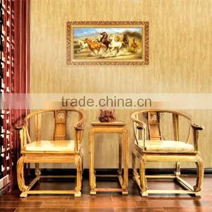 Wallpaper in Gold Color for Restaurant Decoration thumbnail-1