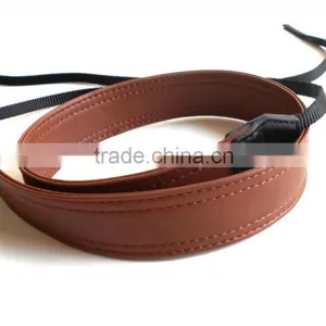 Shoulder Strap Brown Leather Customize Logo for Digital Camera thumbnail-2