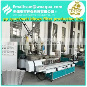 2016 Water Expo Beijing PP Melt Blown Filter Cartridge Machine Spun Filter Making Machine Meltblown thumbnail-1