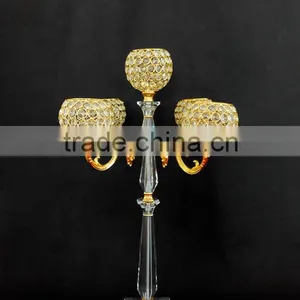 Crysal Table Centerpiece Wedding Candleabra Centerpiece, Wholesale Tall Candelabra Wedding thumbnail-3