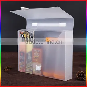 Eco Recyclable Clear Pvc Large Plastic Box With Handle thumbnail-2