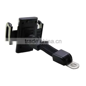 Universal Cell Phone Holder Walkie Talkie Holder Motorcycle Rearviewer Mirror Mount Mount 360 Degree Rotate New Arrival thumbnail-3
