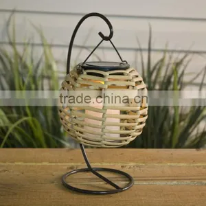 Decoration Antique Solar Lantern Rattan Lantern Light thumbnail-3