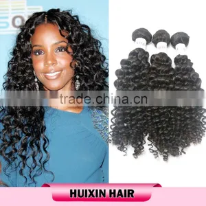 Tangle Free Deep Wave Wet and Wavy Human Hair Extension Bulk Buy From China Virgin Hair 100 Percent Indian Remy Human thumbnail-1