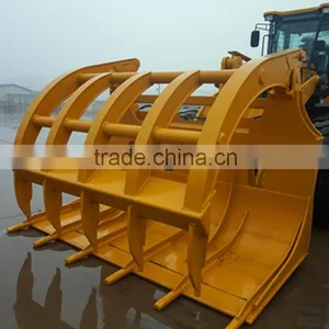 OEM SDLG Wheel Loader Series Attachments Bucket/Pallet Fork/Snow Plow/Grass Grapple/Log Grapple For Sale thumbnail-4
