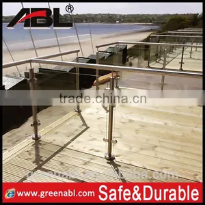 Hot Sale Stainless Steel Glass Balustrade for Balcony and Staircase Design thumbnail-5