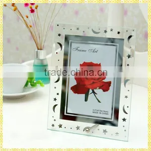 Fancy Rose Glass Photo Frame For Wedding Give Away Gifts thumbnail-1