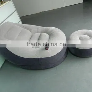 Inflatable Sofa Bed Outdoor or Indoor With Comfortable Armrest and Cup Holder With/without Pump thumbnail-5