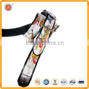 Free OEM Services Custom Printed Leather Guitar Strap With Pick Hole thumbnail-1