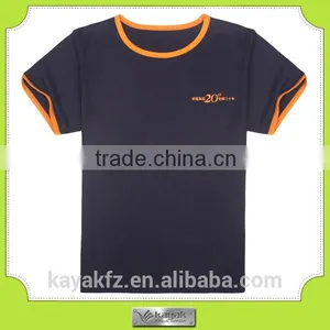 Custom Black Loose Print Cotton Round Neck Tshirts thumbnail-5