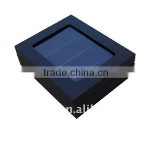 Wooden Storage Box With Glass Windows thumbnail-1