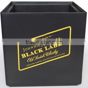 Double Wall Plastic Square Ice Bucket thumbnail-2