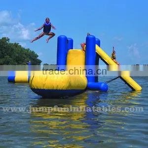 10ft Inflatable Aqua Tower N Inflatable Water Blob/Water Slide/Water Catapult thumbnail-1