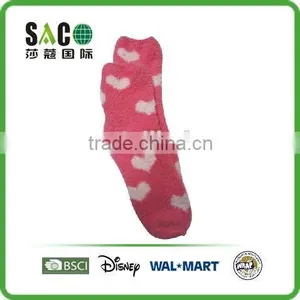 Colourful Heart Jacquard Fluffy Socks thumbnail-2