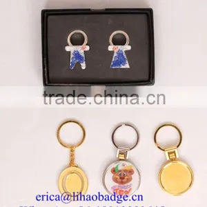 High Quality Custom Sliver Heart Shape Metal Key Chain thumbnail-4