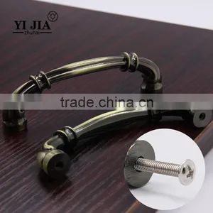 Italian Classical Zinc Alloy Cabinet Door Pulls Handles for Drawers thumbnail-3
