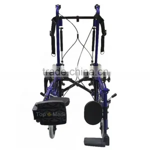 Topmedi Best Selling Products TRW958LBCGPY Detachable Headrest Aluminum Frame Disabled People Battery Operated Wheelchair thumbnail-6