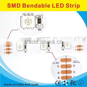2016 New Product 42 LED per Meter 5050 Rgb Bendable s Shape Flexible LED Strip thumbnail-1
