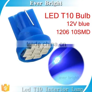 Mini 1206 10SMD T10 Led Light Lamp 12V Led Bulb 8000K 10000K T10 Led thumbnail-1