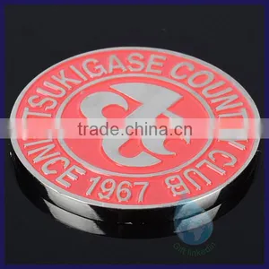 Red Enamel Souvenir Coin for Sale/promotional Item Custom Made Silver Coins thumbnail-1