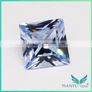 Wholesale Wuzhou Gem Processing Loose 104# Blue Synthetic Semi Precious Gem Stones thumbnail-1