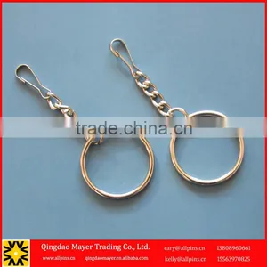 Metal Custom Key Ring With Snap Hooks thumbnail-1
