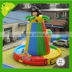 Inflatable Rock Climbing Wall Kids Outdoor Castle Used Rock Climbing Wall For Sale thumbnail-3