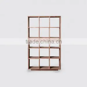 Teak Bookcase Jepara - Solid Teak Wood Furniture Indonesia thumbnail-1