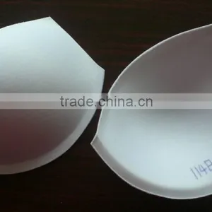 3/5 no Push up Molded Bra Cups Pads 1148# thumbnail-2