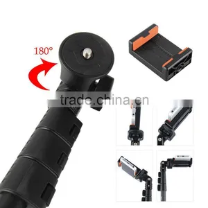 Telescopic Selfie Pole W/ Detachable Wireless Shutter Release & Clip Mount Holder For IPhone Andrpid Phones thumbnail-2
