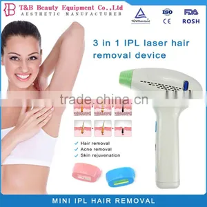Skin Rejuvenation 3 In 1 Ipl Laser Remove Tiny Wrinkle Hair Removal Acne Treatment And Skin Rejuventation Device Redness Removal thumbnail-1