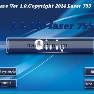755nm Alexanderite Laser Hair Removal Equipment With nd Yag Tattoo Removal Treatment Head thumbnail-2