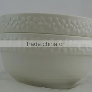 Wholesale Product Beutiful Bone China Embossed Round Edge Bowl .cheap Porcelain Round Edge Bowl,beautiful Bowl thumbnail-1