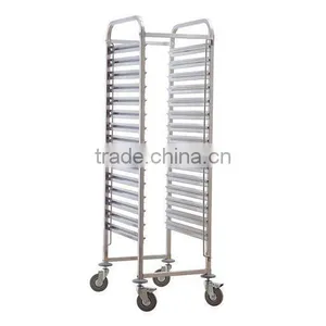 TT-SP263B Stainless Steel Tray Trolley thumbnail-1