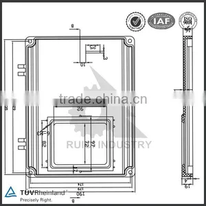 Aluminium for Ip67 Electric Switch Waterproof Mail Box thumbnail-3